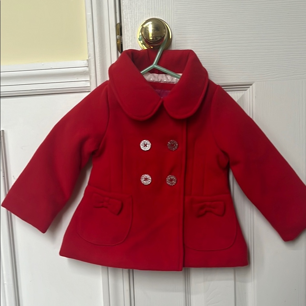 London Fog Classic Red Kids Coat